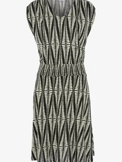 Robe en jersey encolure ronde dégagée