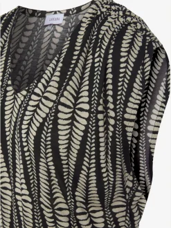 Robe en jersey encolure ronde dégagée