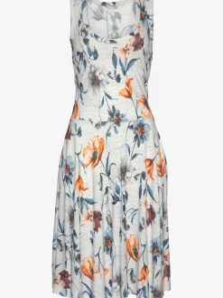 Robe en jersey encolure ronde