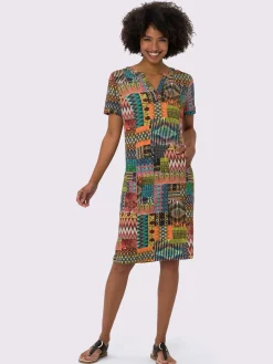 Robe en jersey imprimé mode