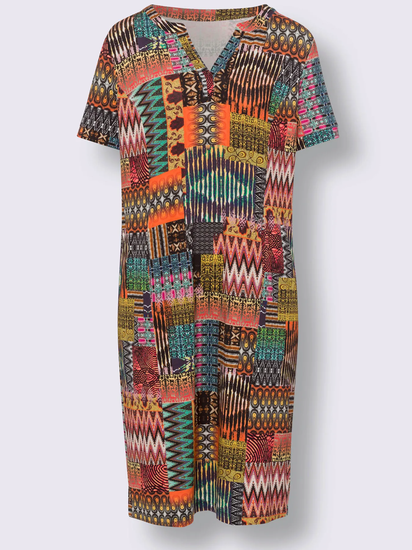 Robe en jersey imprimé mode