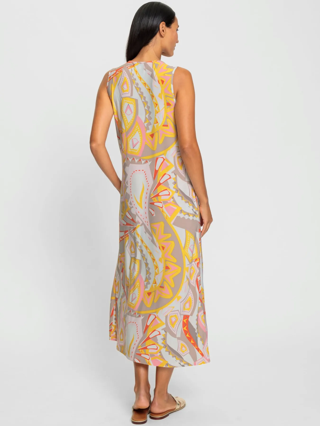 Robe en jersey imprimé mode