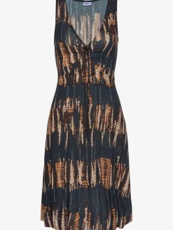 Robe en jersey lien à nouer à l'encolure