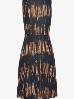 Robe en jersey lien à nouer à l'encolure