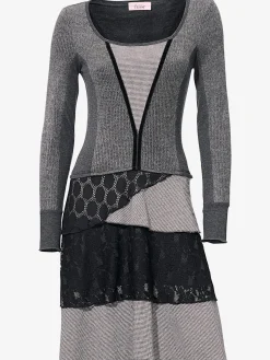 Robe en jersey matières tendance