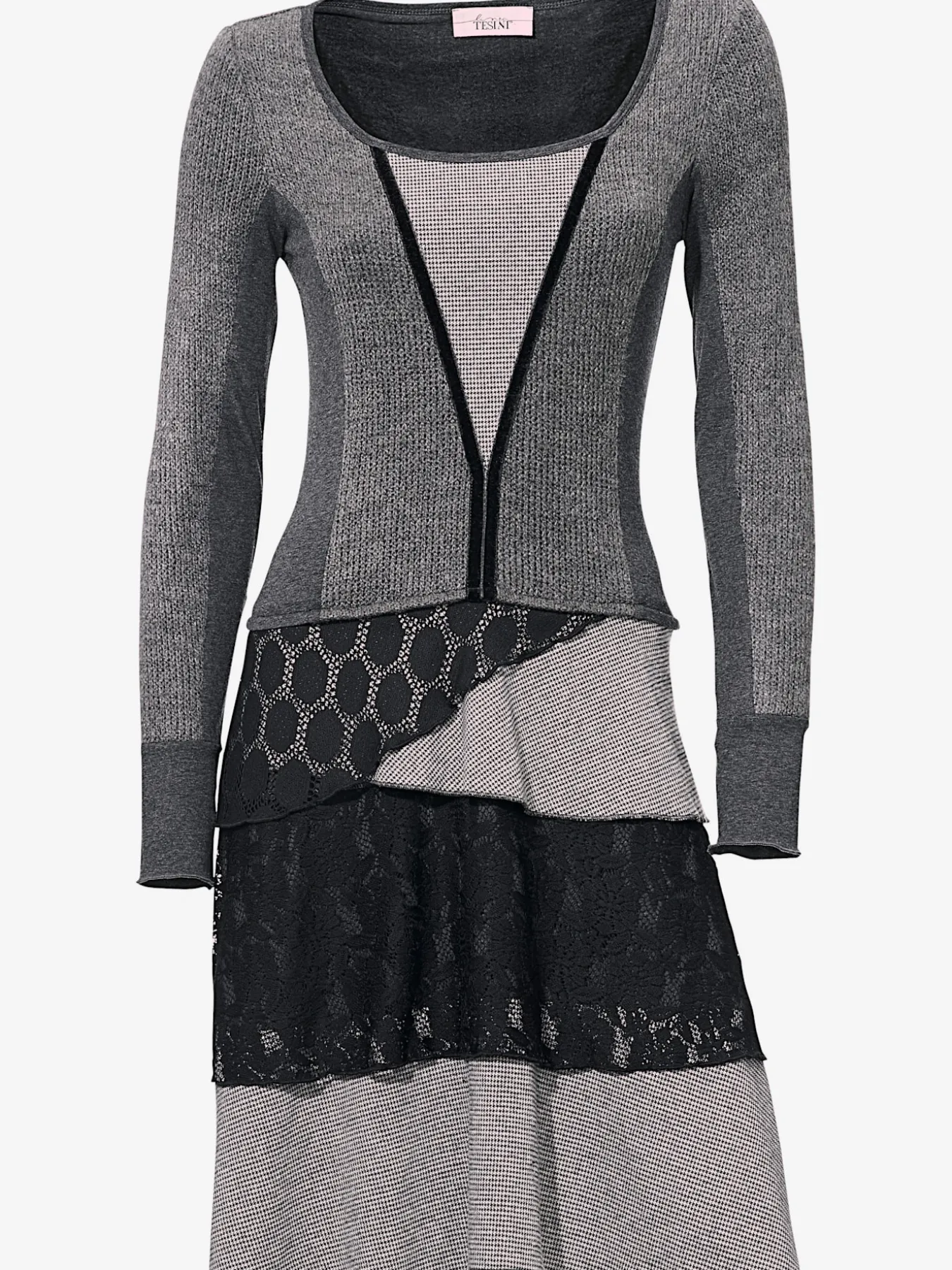 Robe en jersey matières tendance