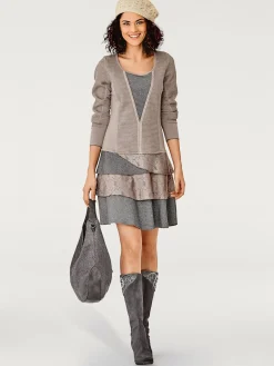 Robe en jersey matières tendance