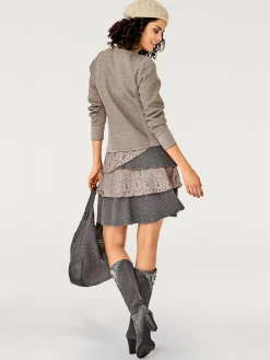 Robe en jersey matières tendance