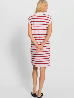 Robe en jersey motif à rayures mode