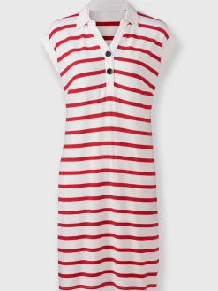 Robe en jersey motif à rayures mode