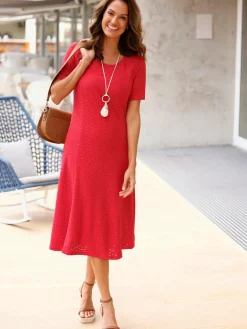 Robe en jersey polyester recyclé