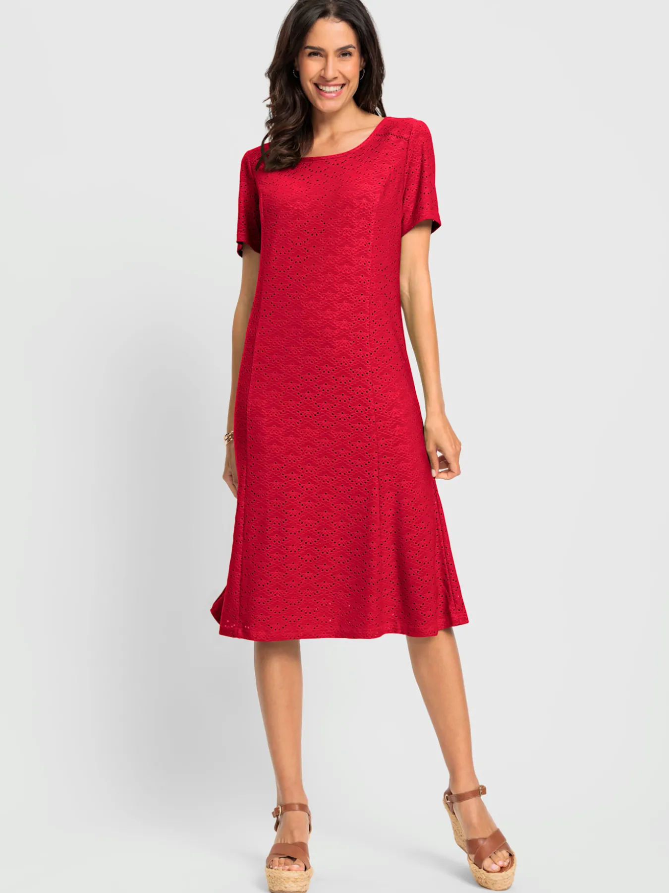 Robe en jersey polyester recyclé