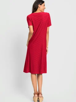 Robe en jersey polyester recyclé