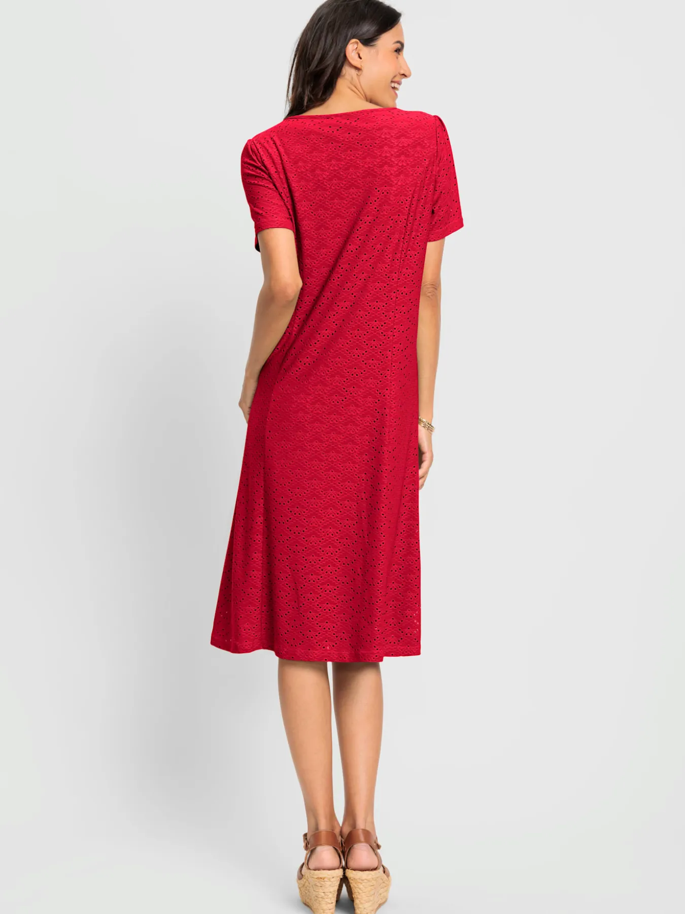 Robe en jersey polyester recyclé