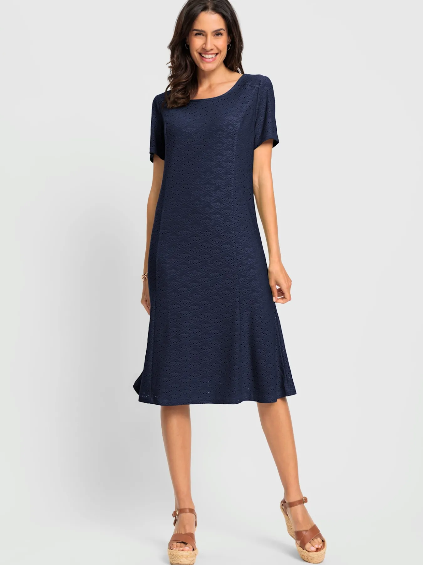 Robe en jersey polyester recyclé