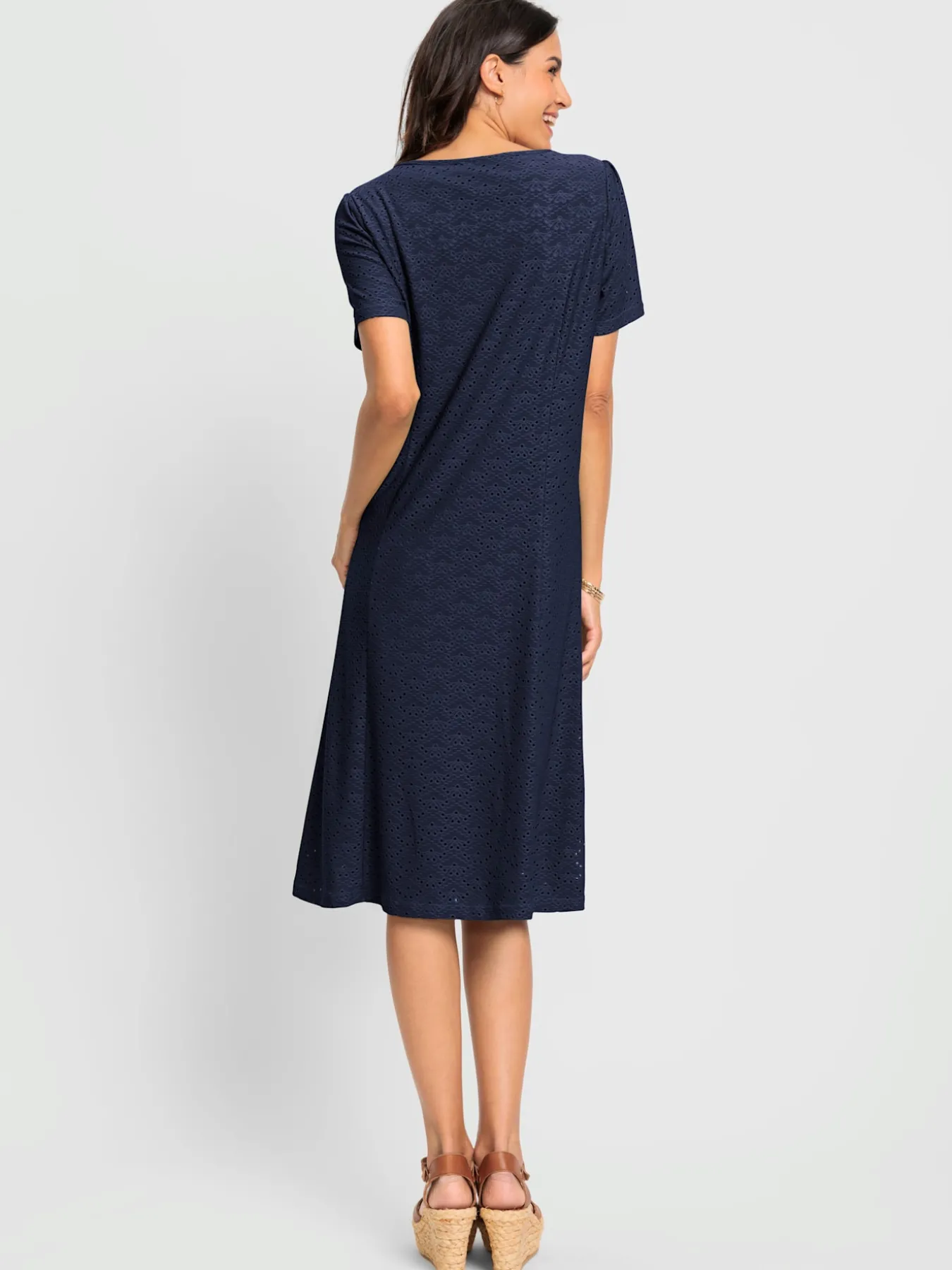 Robe en jersey polyester recyclé