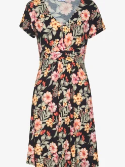 Robe en jersey robe d'été à manches courtes