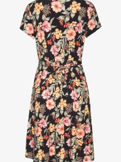 Robe en jersey robe d'été à manches courtes