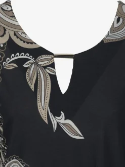 Robe en jersey robe tunique estivale à motifs