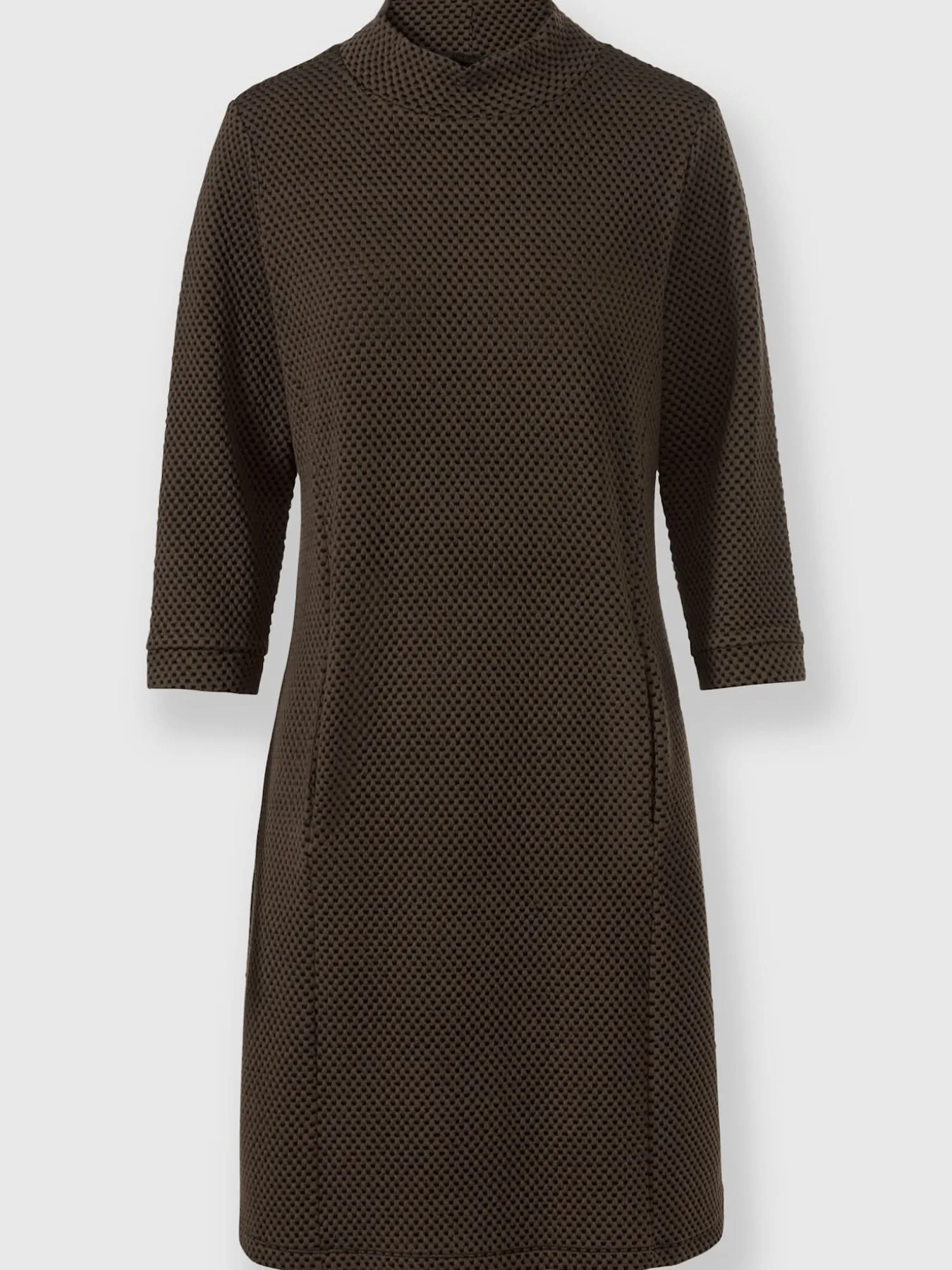 Robe en jersey structure gaufrée