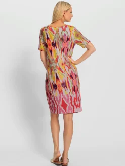 Robe en jersey superbe motif graphique
