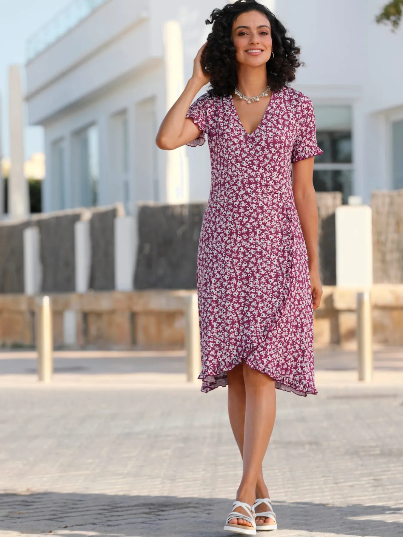 Robe en jersey viscose