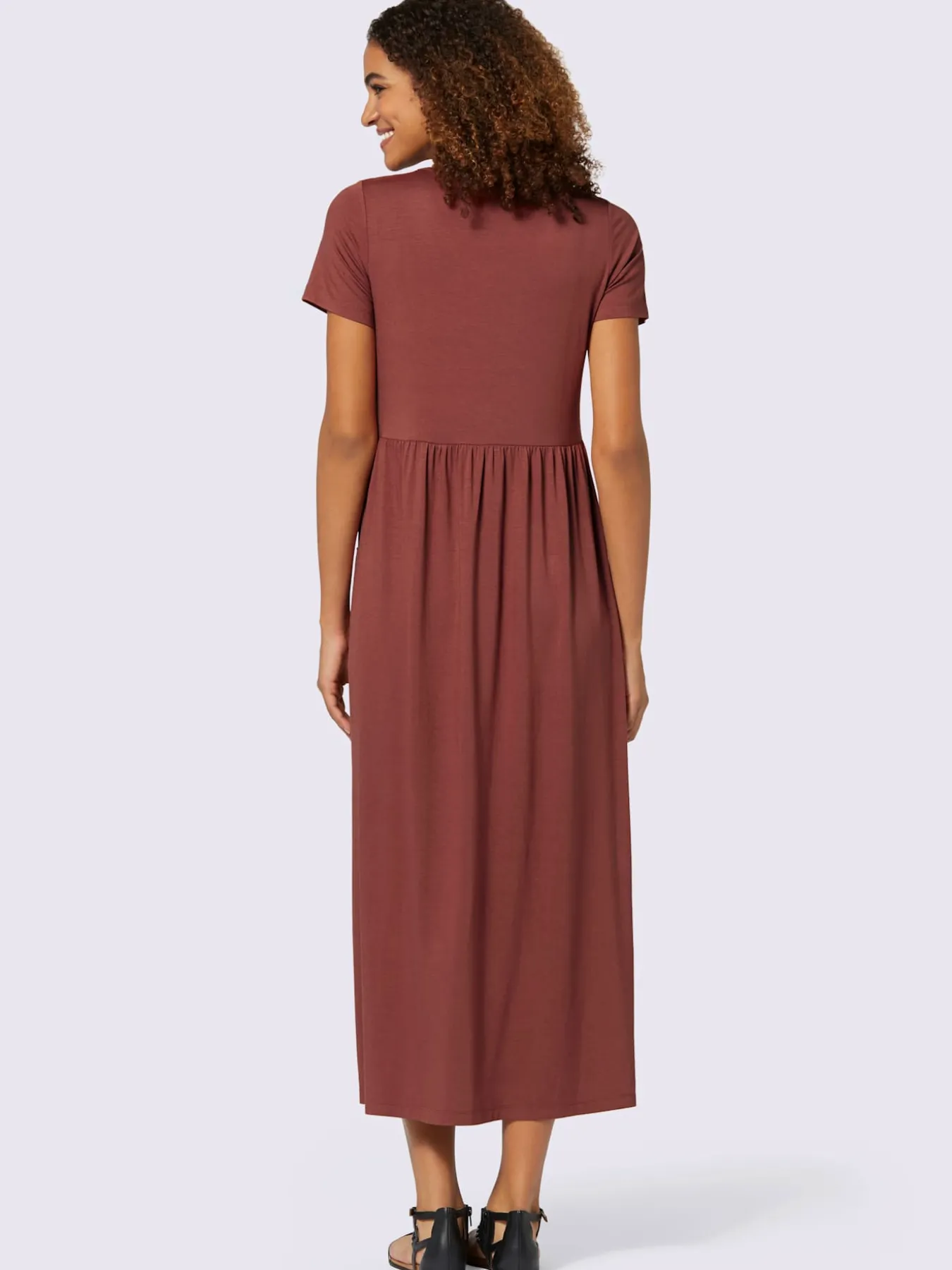 Robe en jersey viscose