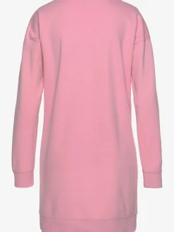 Robe en matière sweat robe d'intérieur sportive avec grand imprimé logo