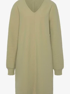 Robe en matière sweat robe sweat en qualité côtelée