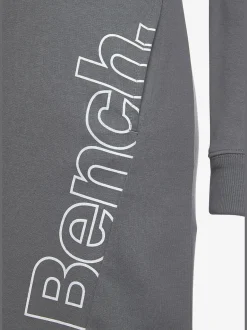 Robe en matière sweat robe d'intérieur sportive avec grand imprimé logo