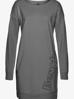 Robe en matière sweat robe d'intérieur sportive avec grand imprimé logo
