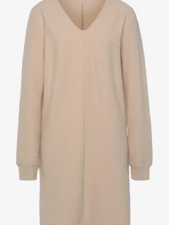 Robe en matière sweat robe sweat en qualité côtelée