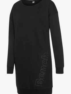 Robe en matière sweat robe d'intérieur sportive avec grand imprimé logo