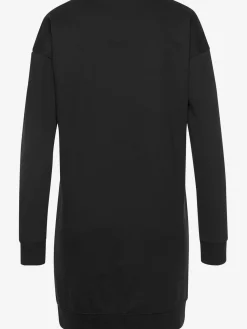 Robe en matière sweat robe d'intérieur sportive avec grand imprimé logo