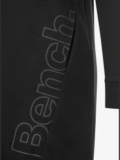 Robe en matière sweat robe d'intérieur sportive avec grand imprimé logo