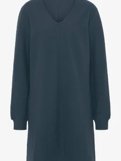 Robe en matière sweat robe sweat en qualité côtelée