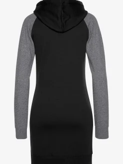 Robe en matière sweat robe sweat avec logo imprimé