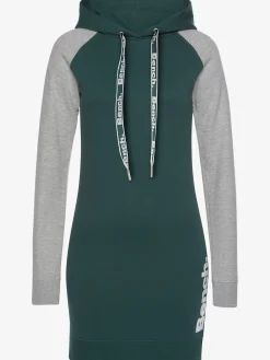 Robe en matière sweat robe sweat avec logo imprimé