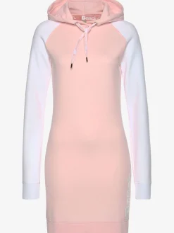 Robe en matière sweat robe sweat avec logo imprimé