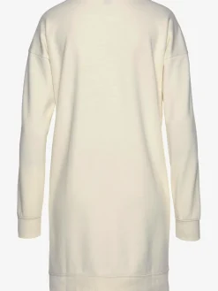 Robe en matière sweat robe d'intérieur sportive avec grand imprimé logo
