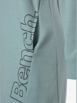 Robe en matière sweat robe d'intérieur sportive avec grand imprimé logo