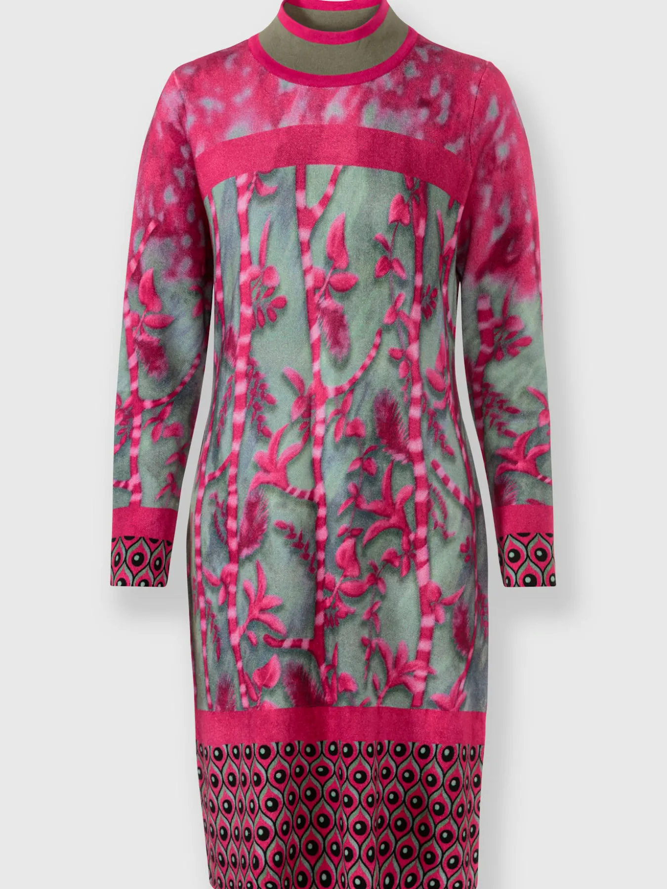 Robe en tricot imprimé original