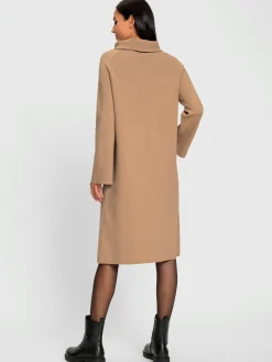 Robe en tricot inscription en polaire douce