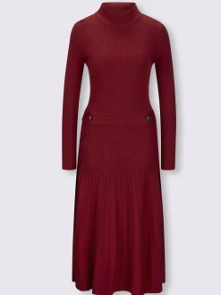 Robe en tricot légèrement évasé