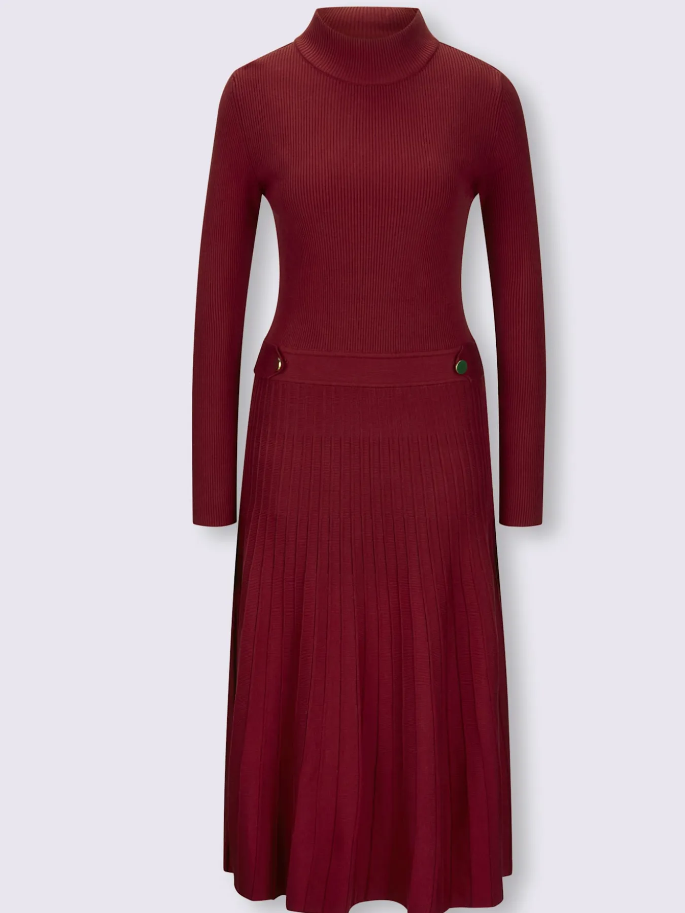 Robe en tricot légèrement évasé