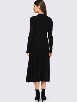 Robe en tricot légèrement évasé