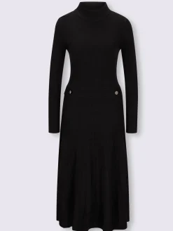 Robe en tricot légèrement évasé