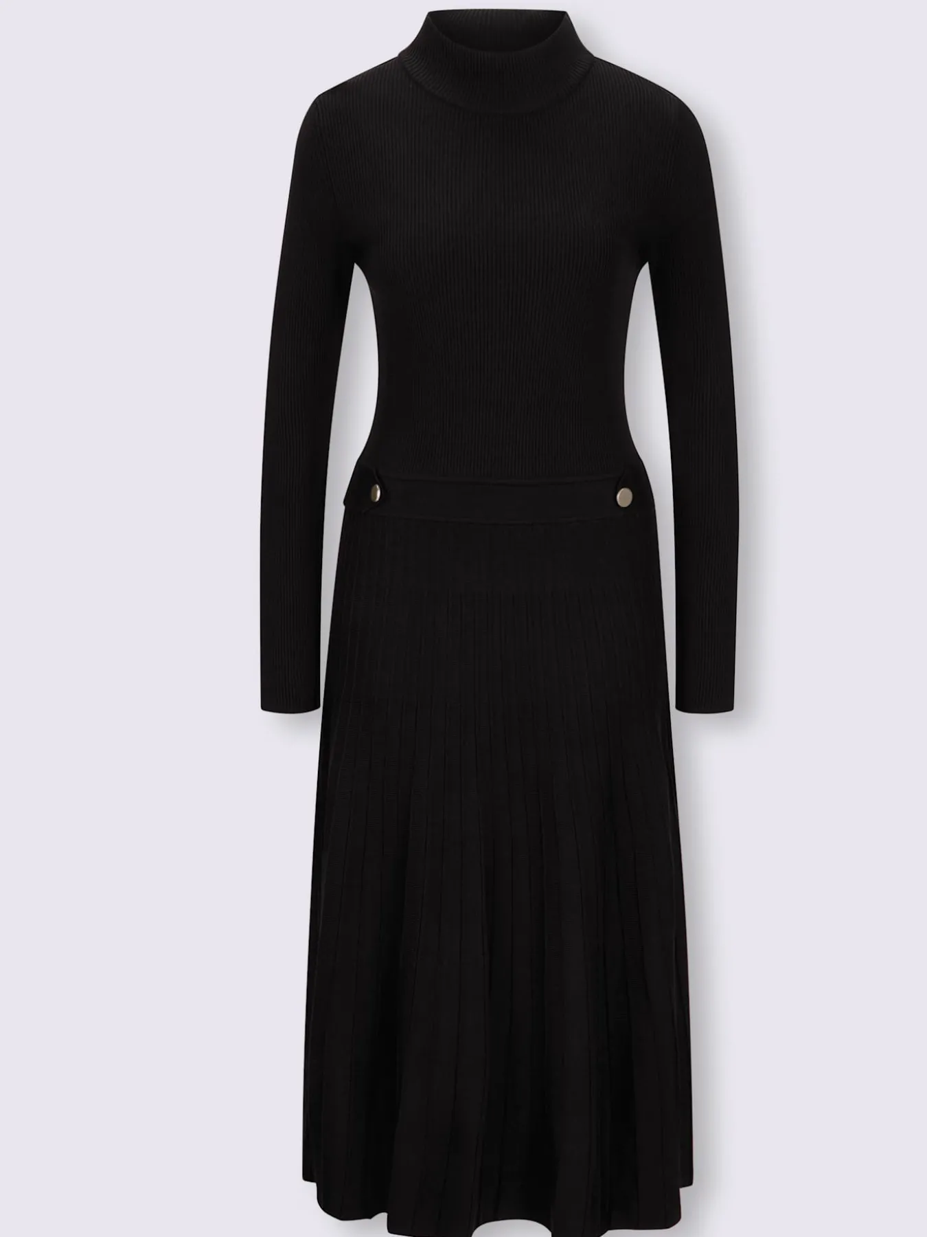 Robe en tricot légèrement évasé