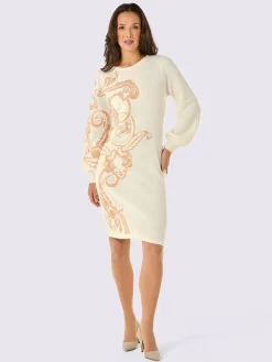 Robe en tricot mélange mérinos/cachemire