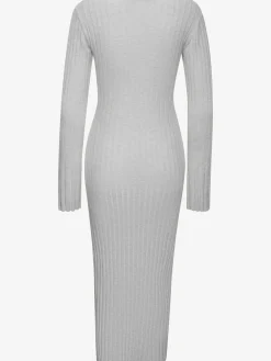 Robe en tricot robe côtelée élégante